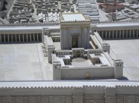 Model af Herodes' tempel i Jerusalem