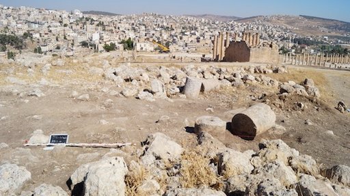 Nordvestkvarteret i Jerash